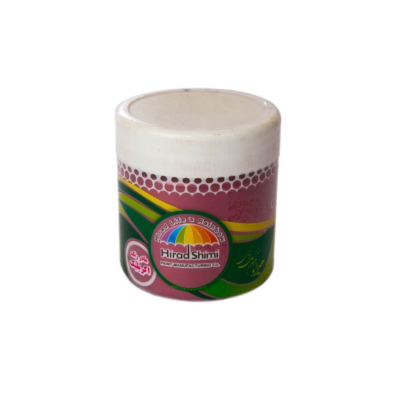 مادر رنگ اکرولیک قرمز صدفی هیراد شیمی رنگ کد dco1636  وزن 250 گرم